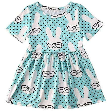 Toddler Baby Girl Easter Dress Short Sleeve Bunny Print Clothes Summer Fashion Outfits
Toddler Baby Girl Easter Dress Short Sleeve Bunny Print Clothes Summer Fashion Outfits