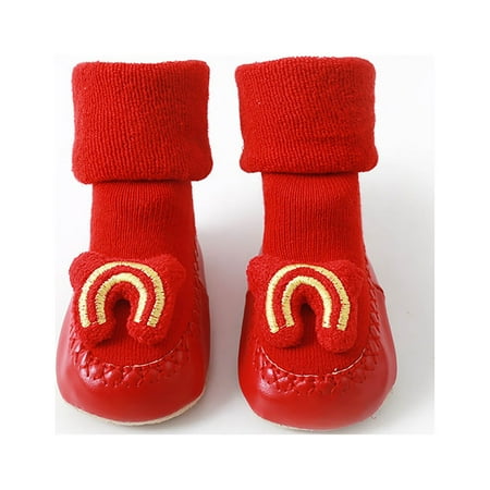 LYCAQL Baby Shoes Cute Children Toddler Autumn and Winter Boys and Girls Socks Shoes Flat Bottoms Non Slip Warm Toddler Girl Fall Shoes (A 4 )
LYCAQL Baby Shoes Cute Children Toddler Autumn and Winter Boys and Girls Socks Shoes Flat Bottoms Non Slip Warm Toddler Girl Fall Shoes (A 4 )