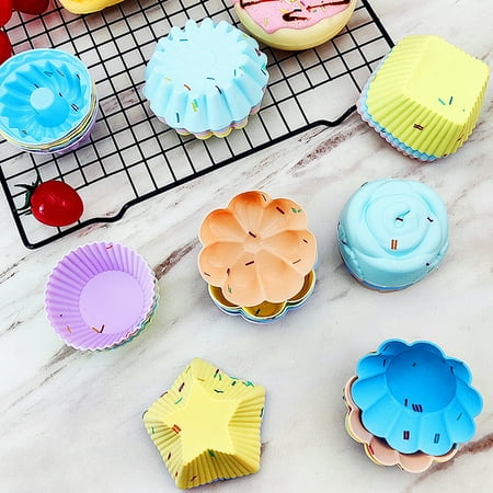 Style A 1pc ( Random Color ) Silicone Mold Cupcake Reusable Cake Molds Muffin Baking DIY Kitchen Pastry Tool
Style A 1pc ( Random Color ) Silicone Mold Cupcake Reusable Cake Molds Muffin Baking DIY Kitchen Pastry Tool