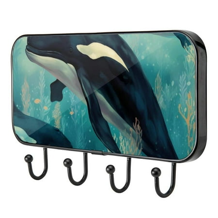 Whale Sea Ocean Self Adhesive Towel Coat Wood Iron Hooks for Home Keys Door Outdoor Home Improvement Utility Hook
Whale Sea Ocean Self Adhesive Towel Coat Wood Iron Hooks for Home Keys Door Outdoor Home Improvement Utility Hook