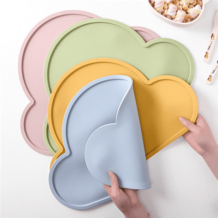 Silicone Placemat Cloud Shape Food Grade Heat Resistant Kids Plate Mat Kids Portable Placemat for Dining Table Pink
Silicone Placemat Cloud Shape Food Grade Heat Resistant Kids Plate Mat Kids Portable Placemat for Dining Table Pink
