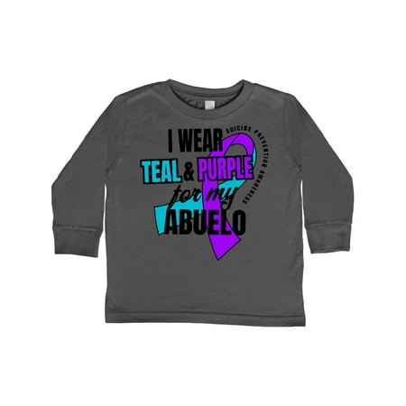 Inktastic Suicide Prevention I Wear Teal and Purple for My Abuelo Gift Toddler Boy or Toddler Girl Long Sleeve T-Shirt
Inktastic Suicide Prevention I Wear Teal and Purple for My Abuelo Gift Toddler Boy or Toddler Girl Long Sleeve T-Shirt