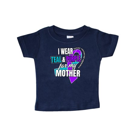 Inktastic Suicide Prevention I Wear Teal and Purple for My Mother Gift Baby Boy or Baby Girl T-Shirt
Inktastic Suicide Prevention I Wear Teal and Purple for My Mother Gift Baby Boy or Baby Girl T-Shirt