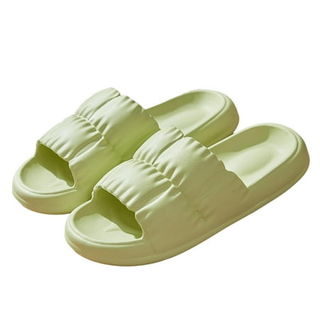 Hesroicy Unisex Pleated Slippers with Thick Platform and Soft Bouncy Soles - Perfect for Comfortable Daily Wear with Anti-Skid Design
Hesroicy Unisex Pleated Slippers with Thick Platform and Soft Bouncy Soles - Perfect for Comfortable Daily Wear with Anti-Skid Design