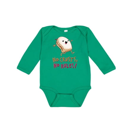Inktastic No Crusts No Rules- silly PB&J sandwich on the loose Gift Baby Boy or Baby Girl Long Sleeve Bodysuit
Inktastic No Crusts No Rules- silly PB&J sandwich on the loose Gift Baby Boy or Baby Girl Long Sleeve Bodysuit