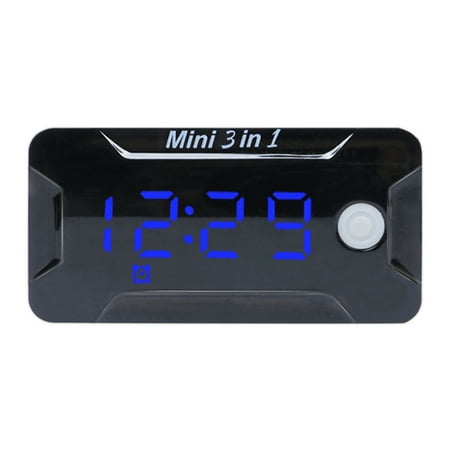 TONKBEEY Motorcycle Digital Time Clock + Thermometer +Voltage Voltmeter 3 in 1 Waterproof
TONKBEEY Motorcycle Digital Time Clock + Thermometer +Voltage Voltmeter 3 in 1 Waterproof
