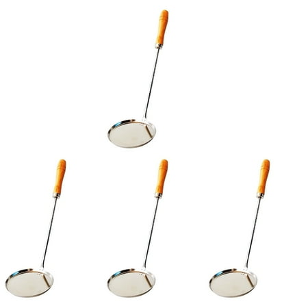 BESTONZON 4pcs Portable Frying Spoon Cake Making Spoon Frying Food Spoon Stainless Steel Spoon for Kitchen
BESTONZON 4pcs Portable Frying Spoon Cake Making Spoon Frying Food Spoon Stainless Steel Spoon for Kitchen