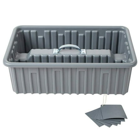 Professional Grade 22 in. Gray Polyethylene Saddle Tray with 6-Dividers and Lid
Professional Grade 22 in. Gray Polyethylene Saddle Tray with 6-Dividers and Lid