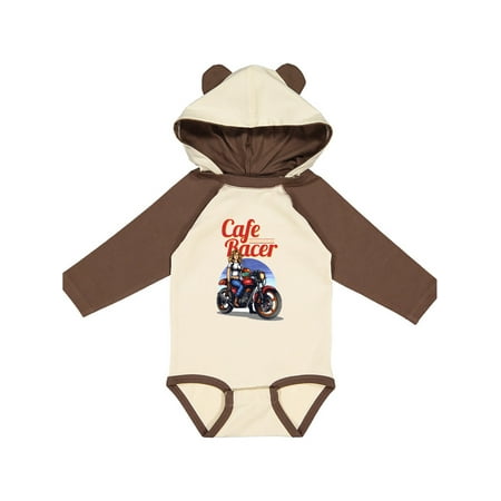 Inktastic Cafe Woman Racer Gift Baby Girl Long Sleeve Bodysuit