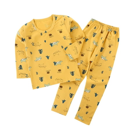 Toddler Kids Baby Boys and Girls Spring and Autumn Long Sleeve Sleepwear Outfits Cute Cartoon Print Round Neck Pajamas Children s Casual Loose Home Wear
Toddler Kids Baby Boys and Girls Spring and Autumn Long Sleeve Sleepwear Outfits Cute Cartoon Print Round Neck Pajamas Children s Casual Loose Home Wear