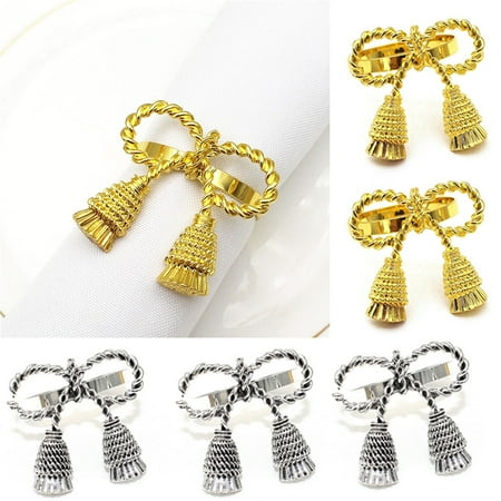 Shenmeida Napkin Rings Set of 6 Bow Napkin Rings Buckles for Wedding Party Banquet Decoration Christmas
Shenmeida Napkin Rings Set of 6 Bow Napkin Rings Buckles for Wedding Party Banquet Decoration Christmas
