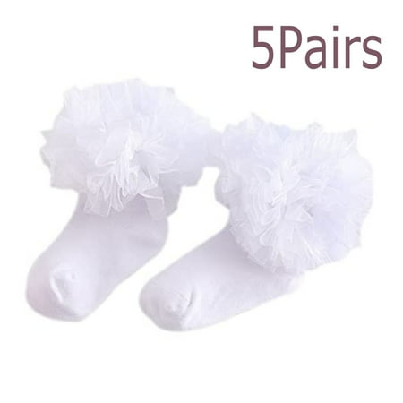 5Pairs Girls Socks Students Pure Cotton Lace Princess Sock Children’s Dance Socks Baby Cotton Socks White-M (4-6 years old)
5Pairs Girls Socks Students Pure Cotton Lace Princess Sock Children’s Dance Socks Baby Cotton Socks White-M (4-6 years old)