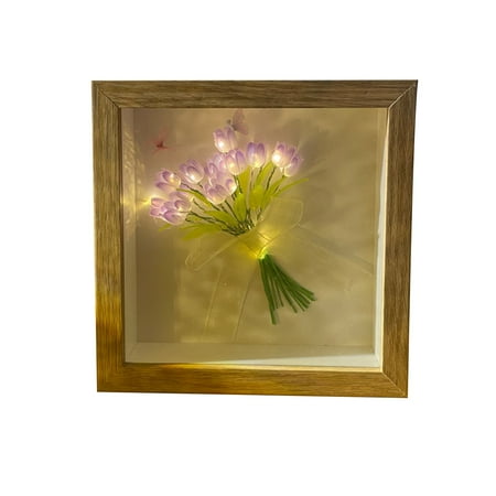 MWstore Tulip Flower Night Light Handmade Wooden Photo Frame 10/13/16 Flowers Ribbon Bowknot Square Gift DIY Glowing Tulip Bouquet Night
MWstore Tulip Flower Night Light Handmade Wooden Photo Frame 10/13/16 Flowers Ribbon Bowknot Square Gift DIY Glowing Tulip Bouquet Night