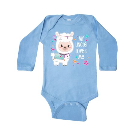 Inktastic My Uncle Loves Me- cute and happy llama Gift Baby Boy or Baby Girl Long Sleeve Bodysuit
Inktastic My Uncle Loves Me- cute and happy llama Gift Baby Boy or Baby Girl Long Sleeve Bodysuit