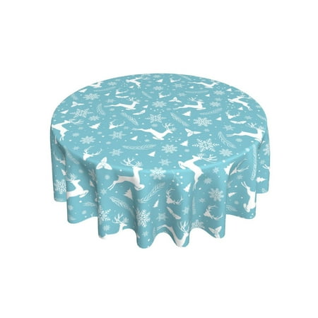 Printed Chrismas Tablecloth Wrinkle Free Table Cloth for Chrismas Decorations Dinner Parties(59 Inch Round)
Printed Chrismas Tablecloth Wrinkle Free Table Cloth for Chrismas Decorations Dinner Parties(59 Inch Round)