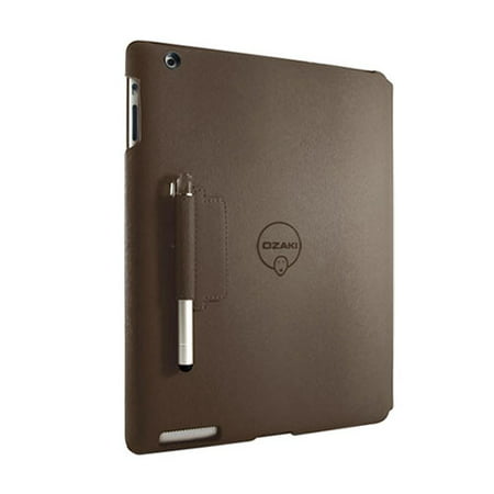 OZAKI iCoat Notebook+ Brown Folio for iPad with Retina Display
