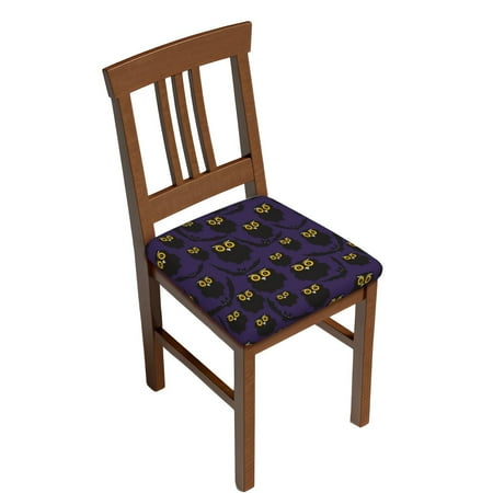 Square Chair Cushions Cover Black Owls Bats Elastic Office Chair Cover for Dining Chairs with Ties and Removable Cover Desk Chair Seat Cushion Protectors set of 2
Square Chair Cushions Cover Black Owls Bats Elastic Office Chair Cover for Dining Chairs with Ties and Removable Cover Desk Chair Seat Cushion Protectors set of 2