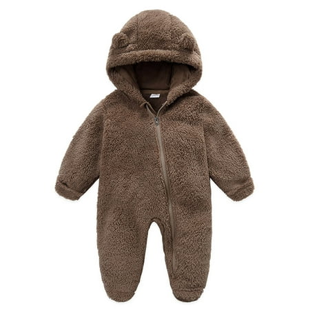 Eyicmarn Baby Jumpsuit Long Sleeve Hooded Zipper Closure Winter Romper Clothes for Boys Girls
Eyicmarn Baby Jumpsuit Long Sleeve Hooded Zipper Closure Winter Romper Clothes for Boys Girls