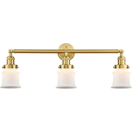 Satin Gold Tone Bathroom Vanity 30 Wide Steel/Cast Brass/Glass Medium Base 3 Light Fixture
Satin Gold Tone Bathroom Vanity 30 Wide Steel/Cast Brass/Glass Medium Base 3 Light Fixture