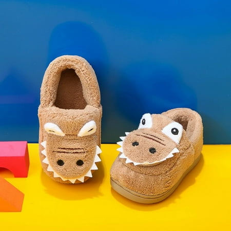 EQWLJWE Winter Warm Home Kids Cotton Slippers Cute Dinosaur Pattern Indoor Cartoon Baby Soft Sole Flat Bottom Children Slip On Shoes Girls Slippers Holiday Clearance
EQWLJWE Winter Warm Home Kids Cotton Slippers Cute Dinosaur Pattern Indoor Cartoon Baby Soft Sole Flat Bottom Children Slip On Shoes Girls Slippers Holiday Clearance