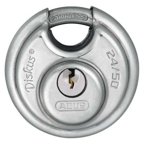 ABUS 24IB/50 KD All Weather Padlock, 3/8 In H, KD, Silver