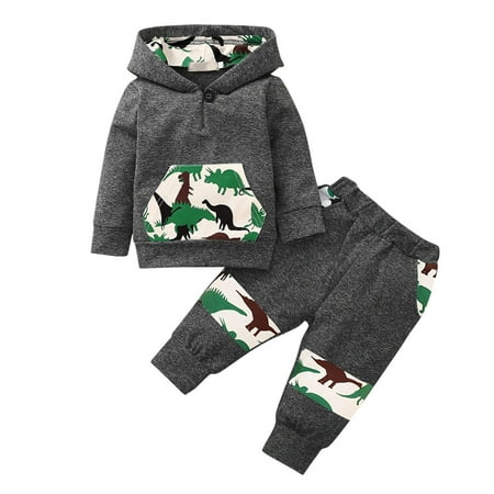 LYXSSBYX Two Piece Sets Clothing Newborn Baby Long Sleeve Dinosaur Printed Hoodie Sweatshirt Top+Long Pants Set
LYXSSBYX Two Piece Sets Clothing Newborn Baby Long Sleeve Dinosaur Printed Hoodie Sweatshirt Top+Long Pants Set