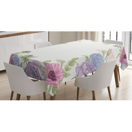 Anemone Flower Tablecloth Hand Drawn Framework with Fresh Summer Flora Bridal Wedding Theme Rectangular Table Cover for Dining Room Kitchen 60 X 90 Inches Pink Light Blue Green by Ambesonne
Anemone Flower Tablecloth Hand Drawn Framework with Fresh Summer Flora Bridal Wedding Theme Rectangular Table Cover for Dining Room Kitchen 60 X 90 Inches Pink Light Blue Green by Ambesonne