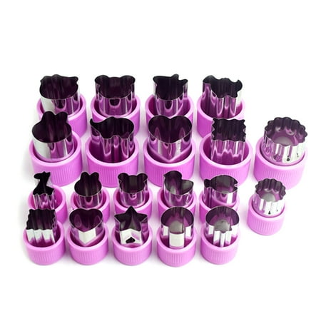 MABOTO 20Pcs Vegetables Fruits Cutter Molds Stainless Steel Cutting Tools for Cake Biscuit (Purple)
MABOTO 20Pcs Vegetables Fruits Cutter Molds Stainless Steel Cutting Tools for Cake Biscuit (Purple)