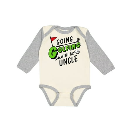 Inktastic Going Golfing with my Uncle- kids golf Gift Baby Boy or Baby Girl Long Sleeve Bodysuit
Inktastic Going Golfing with my Uncle- kids golf Gift Baby Boy or Baby Girl Long Sleeve Bodysuit