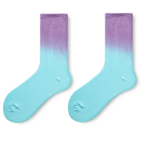 Sardfxul Women Men Ribbed Cotton Crew Socks Harajuku Dyeing Gradient Contrast Color Stitching Hip Hop Sports Baseball Skateboard Casual Mid Tube Hosiery
Sardfxul Women Men Ribbed Cotton Crew Socks Harajuku Dyeing Gradient Contrast Color Stitching Hip Hop Sports Baseball Skateboard Casual Mid Tube Hosiery