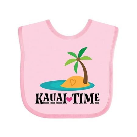 Inktastic Kauai Time Hawaii Island Gift Baby Boy or Baby Girl Bib