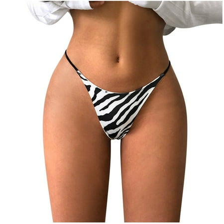 Knosfe Sexy Thong for Women Seamless Print Panties Low Waisted T-Back Underwear Plus Size L
Knosfe Sexy Thong for Women Seamless Print Panties Low Waisted T-Back Underwear Plus Size L