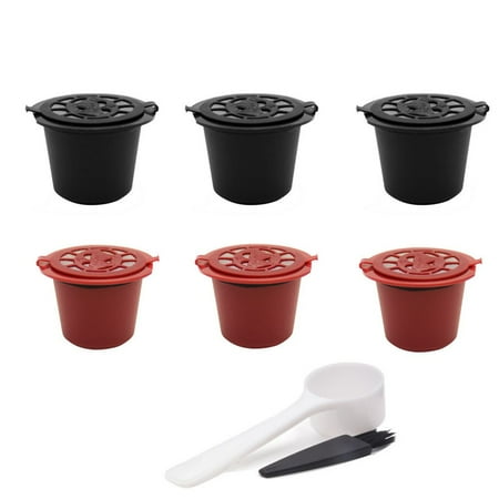 6Pcs for Nespresso Maker Machine Refillable Reusable Coffee Filter Capsule Pods
6Pcs for Nespresso Maker Machine Refillable Reusable Coffee Filter Capsule Pods
