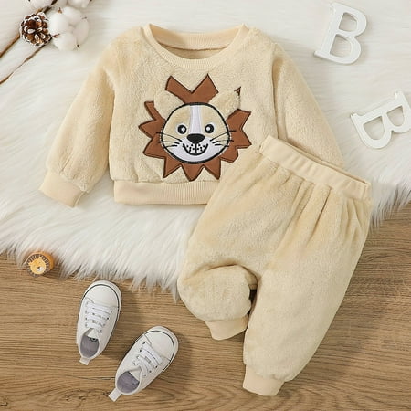 ZMHEGW Toddler Fall Outfits Boys Girls Long Sleeve Cartoon Embroidered T Shirt Tops Pullover Pants Outfits Set
ZMHEGW Toddler Fall Outfits Boys Girls Long Sleeve Cartoon Embroidered T Shirt Tops Pullover Pants Outfits Set