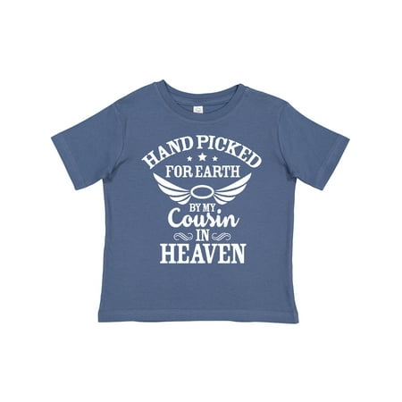 Inktastic Handpicked for Earth by My Cousin in Heaven with Angel Wings Gift Toddler Boy or Toddler Girl T-Shirt
Inktastic Handpicked for Earth by My Cousin in Heaven with Angel Wings Gift Toddler Boy or Toddler Girl T-Shirt