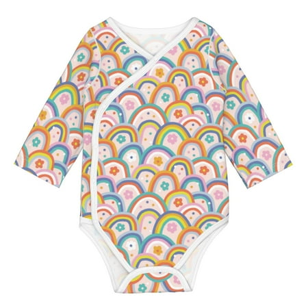 Coaee Rainbow Flowers for Soft Cotton Baby Long-Sleeve Bodysuit Girls Boys Bodysuit Romper
Coaee Rainbow Flowers for Soft Cotton Baby Long-Sleeve Bodysuit Girls Boys Bodysuit Romper