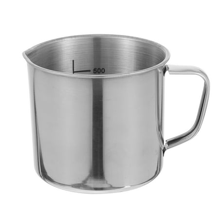 NUOLUX 1 Pc Laboratory Sample Collection Measuring Jug Steel Measuring Cups (500ml)
NUOLUX 1 Pc Laboratory Sample Collection Measuring Jug Steel Measuring Cups (500ml)