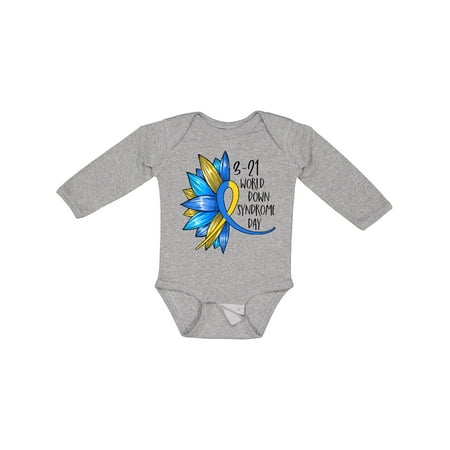 Inktastic 3-21 World Down Syndrome Day Ribbon and Sunflower Gift Baby Boy or Baby Girl Long Sleeve Bodysuit
Inktastic 3-21 World Down Syndrome Day Ribbon and Sunflower Gift Baby Boy or Baby Girl Long Sleeve Bodysuit