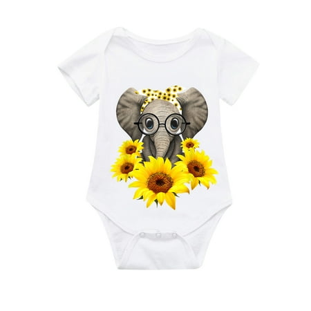 Mikilon Infant Newborn Baby Girls Boys Gnome Sunflower Bodysuit Romper Casual Clothes Jumpsuit for Baby Girls 3-6 Months White on Clearance
Mikilon Infant Newborn Baby Girls Boys Gnome Sunflower Bodysuit Romper Casual Clothes Jumpsuit for Baby Girls 3-6 Months White on Clearance