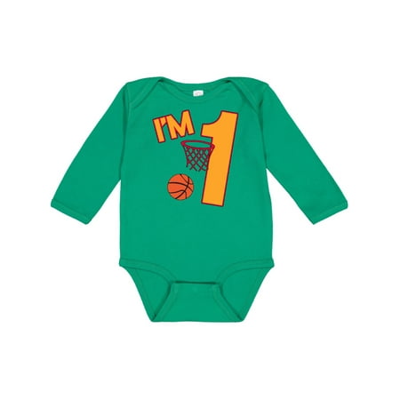 Inktastic Im One! first birthday basketball Gift Baby Boy or Baby Girl Long Sleeve Bodysuit
Inktastic Im One! first birthday basketball Gift Baby Boy or Baby Girl Long Sleeve Bodysuit
