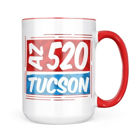 Neonblond 520 Tucson AZ red/blue Mug gift for Coffee Tea lovers