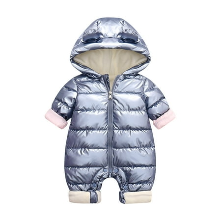 Baby Girls Boys Warm Hooded Snowsuit Jumpsuit Down Coat Romper Padded Outwear Jacket Snow Wear Warm Outwear For 12-18 Months
Baby Girls Boys Warm Hooded Snowsuit Jumpsuit Down Coat Romper Padded Outwear Jacket Snow Wear Warm Outwear For 12-18 Months