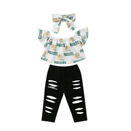 Summer Toddler Girl Baby Clothes Tops Crop Ripped Jeans Long Pants Leggings 3PCS Outfits Set
Summer Toddler Girl Baby Clothes Tops Crop Ripped Jeans Long Pants Leggings 3PCS Outfits Set