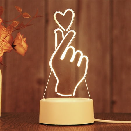 Ledander 3d night light children s bedroom plug-in led light acrylic atmosphere light decorative light
Ledander 3d night light children s bedroom plug-in led light acrylic atmosphere light decorative light