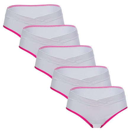 BVnarty Comfy Womens Panties Low Waist Seamless Panties Solid Color V-Shaped Maternity Panties Stretchy Breathable Hipsters Briefs Knickers Underwear 5 Packs Gray M
BVnarty Comfy Womens Panties Low Waist Seamless Panties Solid Color V-Shaped Maternity Panties Stretchy Breathable Hipsters Briefs Knickers Underwear 5 Packs Gray M