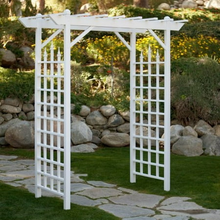Dura-Trel Camelot 7-ft. Vinyl Pergola Arbor