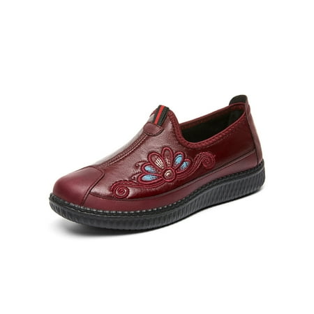 Harsuny Womens Walking Comfort Loafers Casual Round Toe Flats Breathable Slip-On Shoes Red 5.5
Harsuny Womens Walking Comfort Loafers Casual Round Toe Flats Breathable Slip-On Shoes Red 5.5