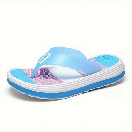 Colorblock Summer Flip Flops Casual EVA Soft Sole Platform Beach Slippers Comfortable Sandals For Seaside
Colorblock Summer Flip Flops Casual EVA Soft Sole Platform Beach Slippers Comfortable Sandals For Seaside