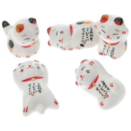 NUOLUX 5pcs 5 Styles Ceramic Chopsticks Rests Cat Shape Chopsticks Rack Cartoon Chopsticks Stand Creative Spoon Fork Holder
NUOLUX 5pcs 5 Styles Ceramic Chopsticks Rests Cat Shape Chopsticks Rack Cartoon Chopsticks Stand Creative Spoon Fork Holder
