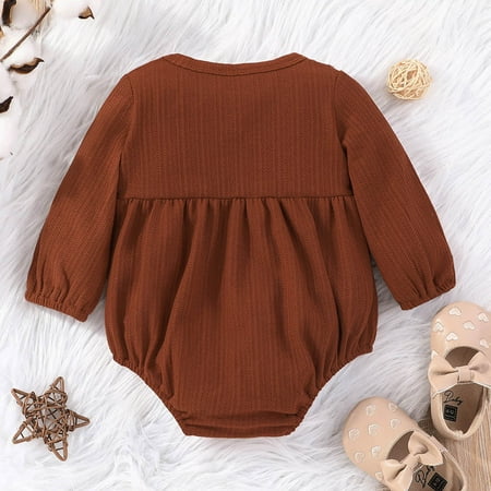 TOWED22 Baby Christmas Bodysuit Girl Baby Girl Pumpkin Bodysuit Long Sleeve Unisex Boy Girl Christmas Romper Outfits Jumpsuit Clothes Coffee
TOWED22 Baby Christmas Bodysuit Girl Baby Girl Pumpkin Bodysuit Long Sleeve Unisex Boy Girl Christmas Romper Outfits Jumpsuit Clothes Coffee